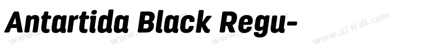 Antartida Black Regu字体转换 Antartida Black Regu字体转换